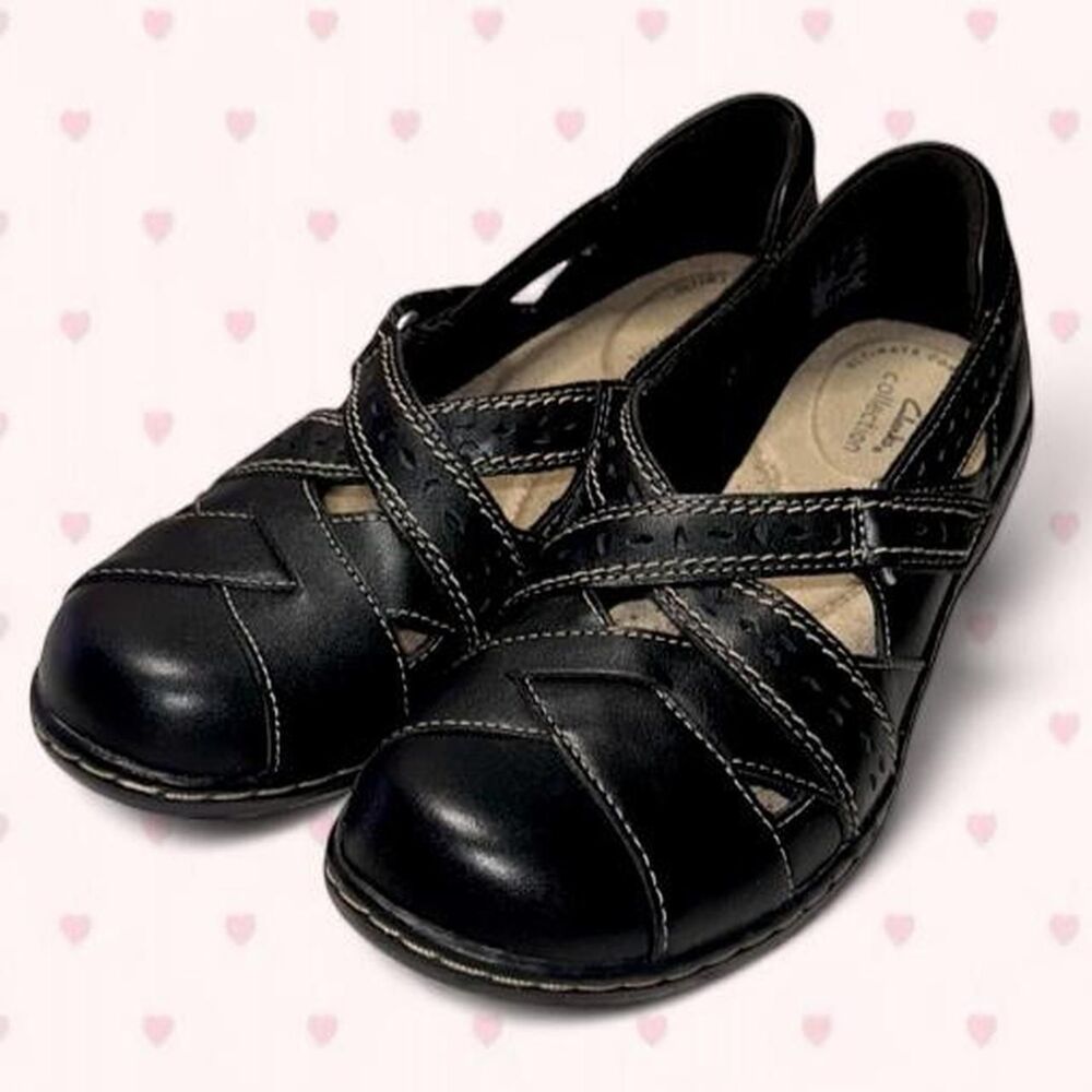 Women's Clarks Mary Jane Flats with Velcro